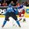 MINSK, BELARUS - MAY 25: Russia's Alexander Ovechkin #8 gets a pass off with pressure from Finland's Jori Lehtera #21 during gold medal round action at the 2014 IIHF Ice Hockey World Championship. (Photo by Richard Wolowicz/HHOF-IIHF Images)


